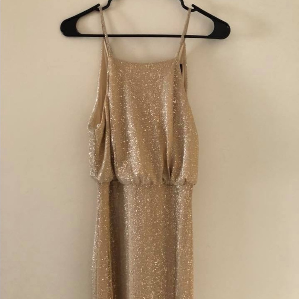 Bridesmaid Dress Gold Size 2